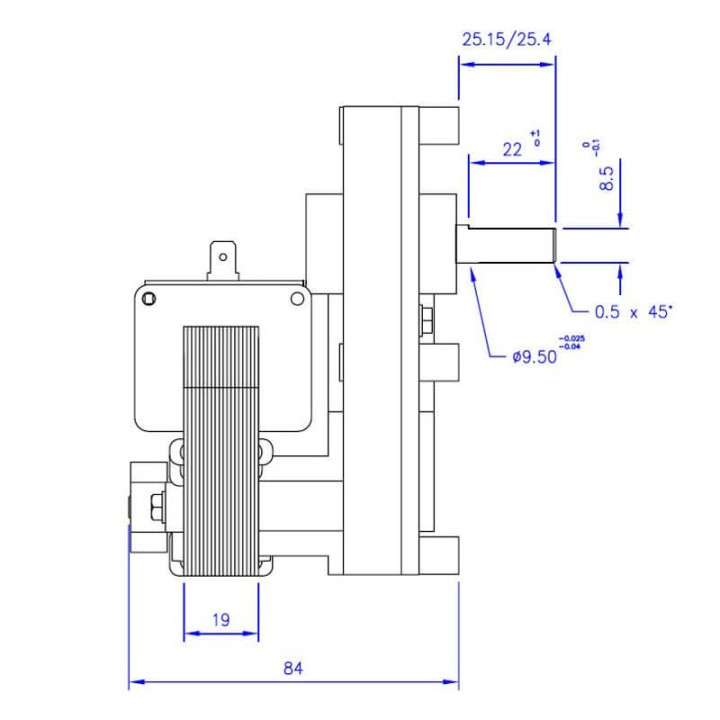 Motoriduttore Mellor FB1330 stufe a pellet 14702011