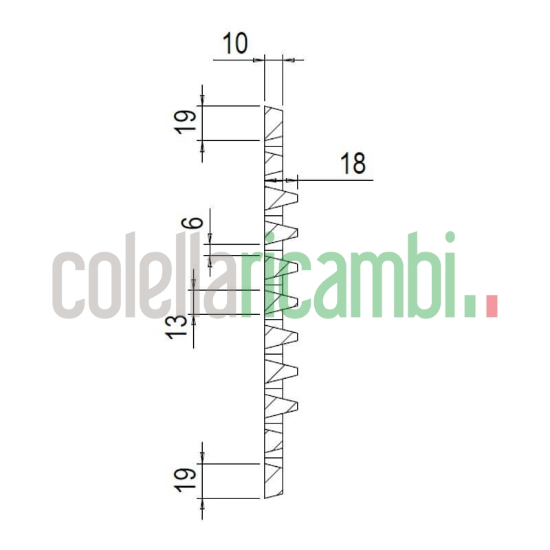 Griglia in ghisa per camini 14810012