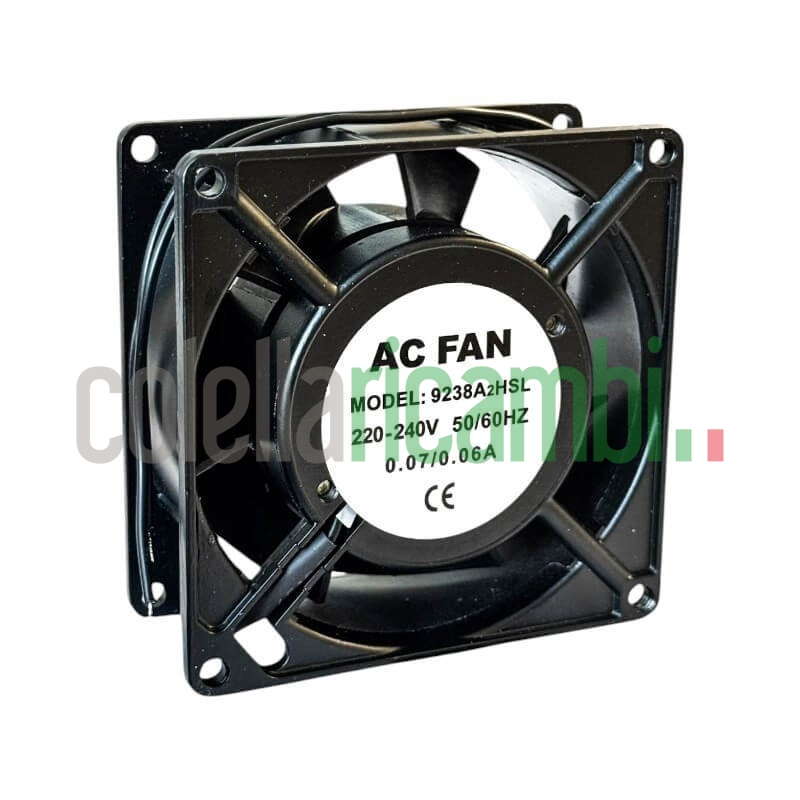 Ventilatore assiale con struttura in alluminio pressofuso stufe a pellet 14703000