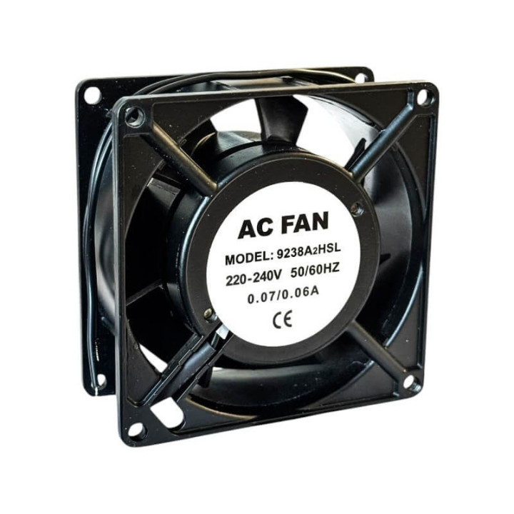 Ventilatore assiale con struttura in alluminio pressofuso stufe a pellet 14703000