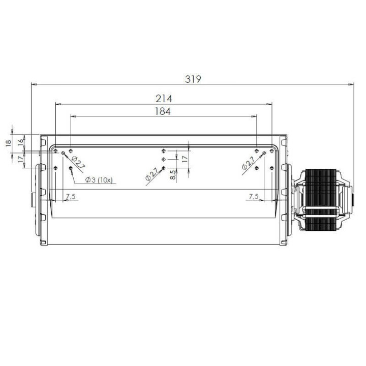 Ventola tangenziale TRIAL THS24B5-011 stufe a pellet 14706090