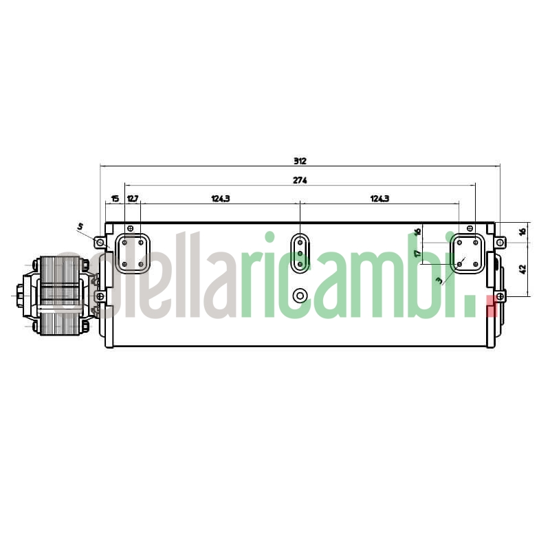 Ventola tangenziale FERGAS 4N5209 stufe a pellet 14706084