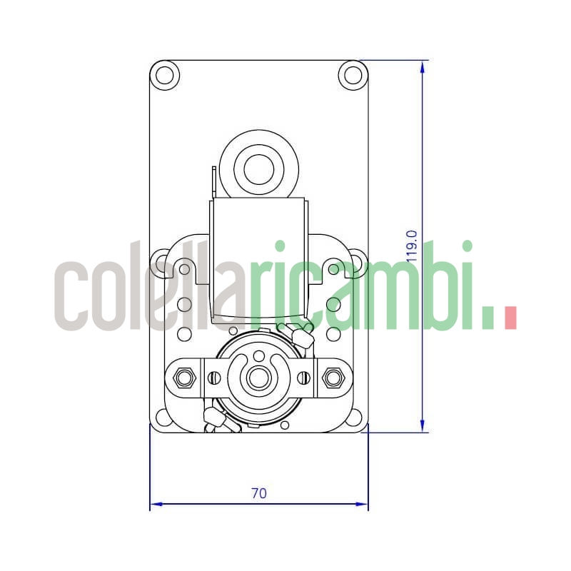 Motoriduttore Mellor FB1231 stufe a pellet 14702014