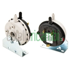 Pressostato differenziale regolabile 17 - 75 Pascal con staffa stufe a pellet 14707008