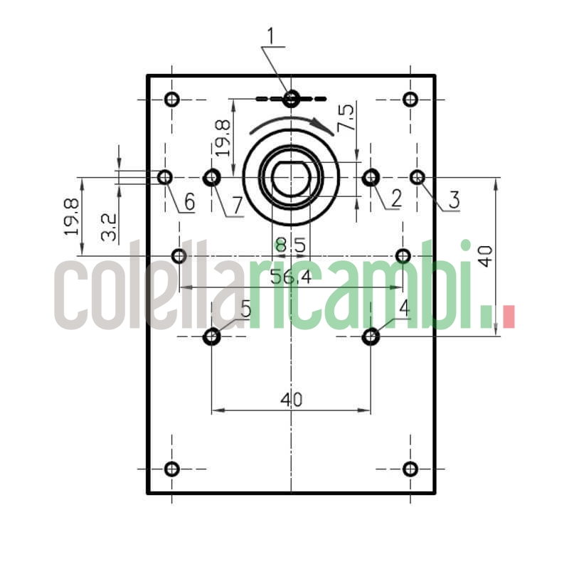 Motoriduttore Kenta K9175052 Stufe a pellet 14702068