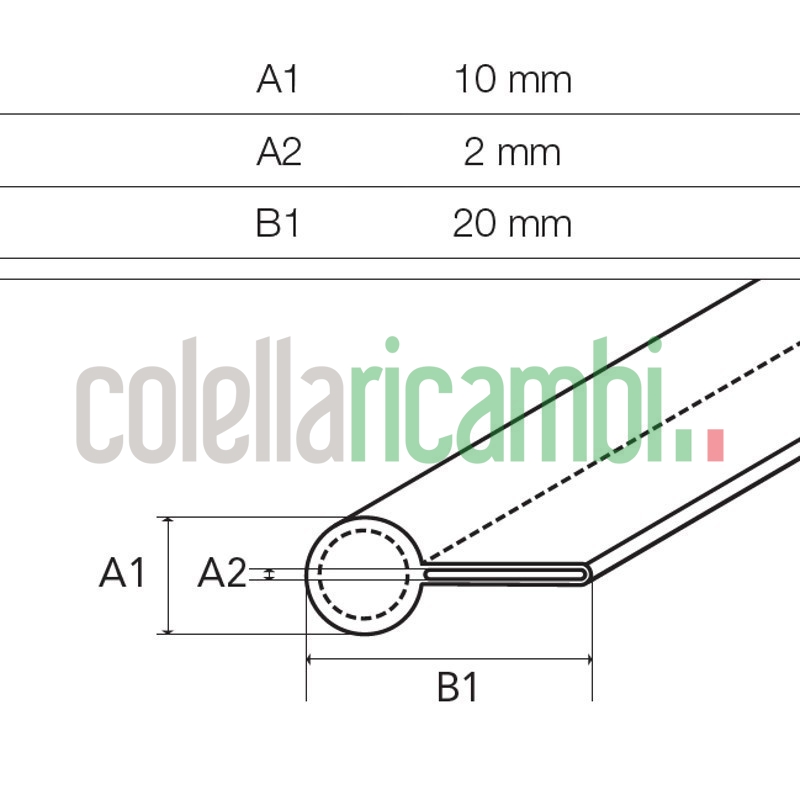 Guarnizione nera stufe a pellet 14801041