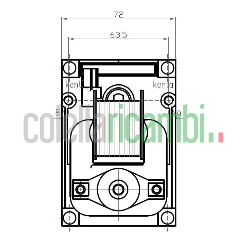 Motoriduttore Kenta K9177310 stufe a pellet 14702073