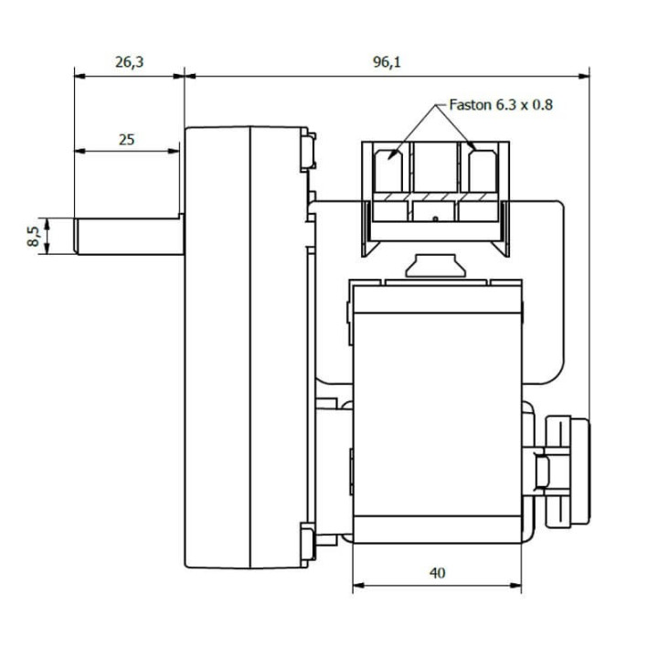Motoriduttore Kenta K9177326 stufe a pellet 14702062