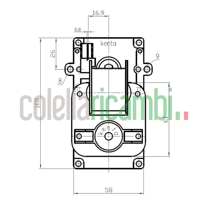 Motoriduttore Kenta K9115068 stufe a pellet 14702057
