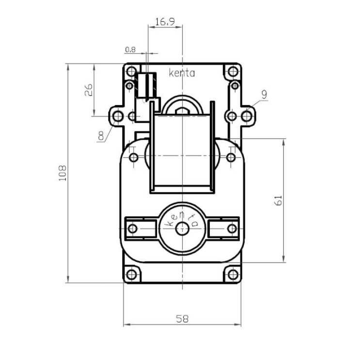 Motoriduttore Kenta K9115068 stufe a pellet 14702057