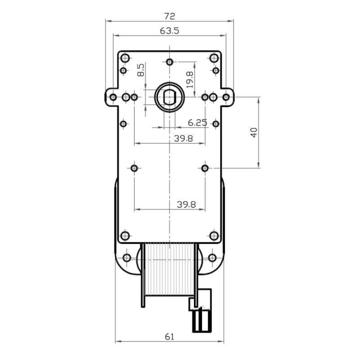 Motoriduttore Kenta K9117057 stufe a pellet 14702053