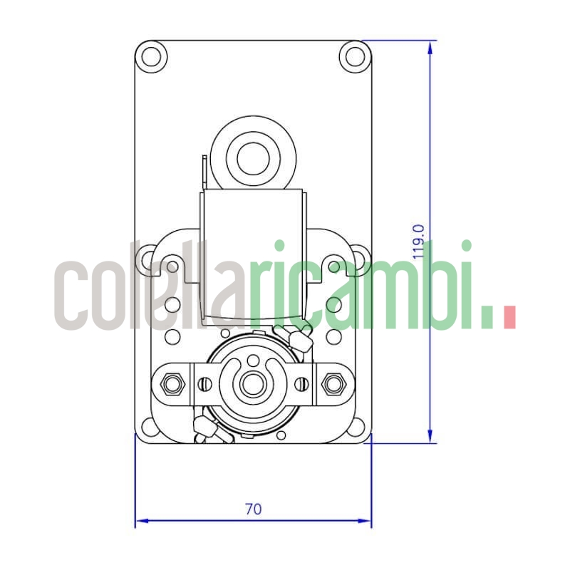 Motoriduttore Mellor FB1263 stufe a pellet 14702013