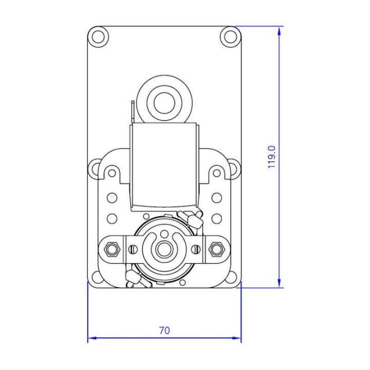 Motoriduttore Mellor FB1263 stufe a pellet 14702013
