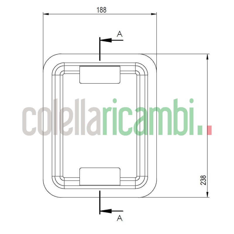 Cassetto portacenere stufe a pellet 14810050