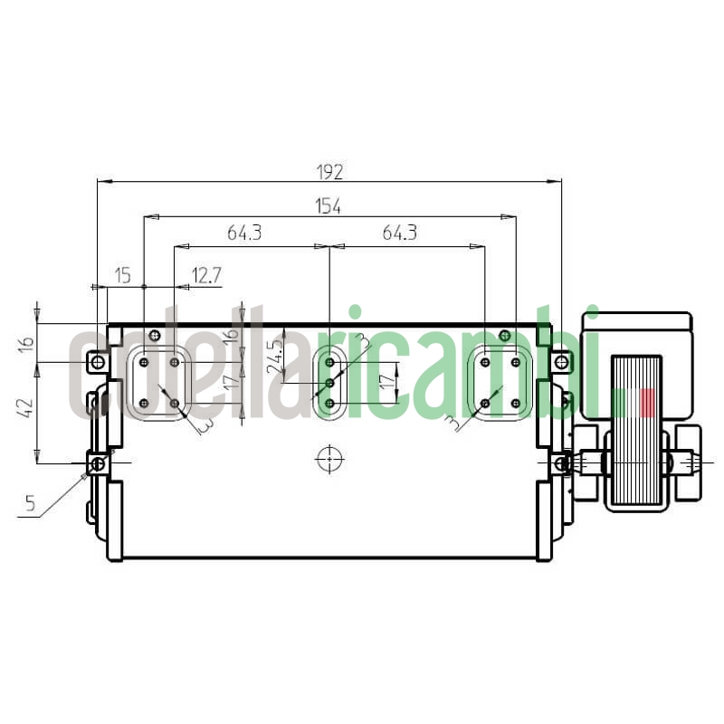 Ventola tangenziale FERGAS 4M2606 stufe a pellet 14706030