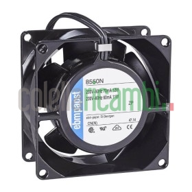 Ventilatore assiale con struttura e rotore in metallo stufe a pellet 14703007