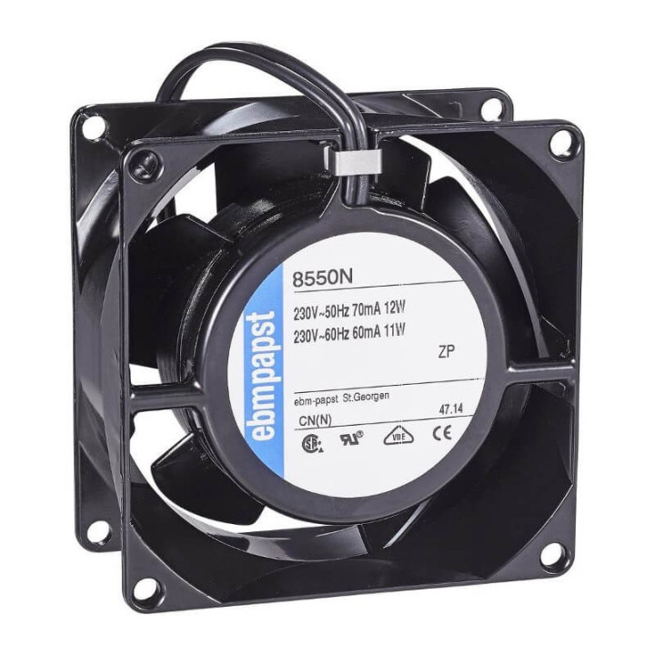 Ventilatore assiale con struttura e rotore in metallo stufe a pellet 14703007