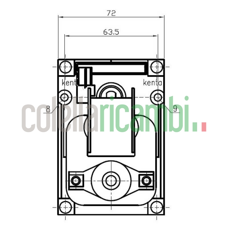 Motoriduttore Kenta K9175160 stufe a pellet 14702076