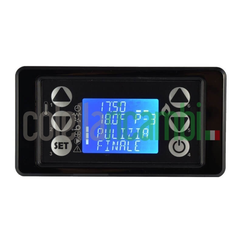 Tastiera display LCD Q007 Micronova stufe a pellet 14710045