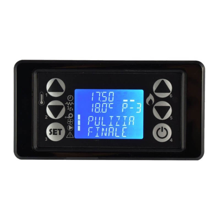 Tastiera display LCD Q007 Micronova stufe a pellet 14710045