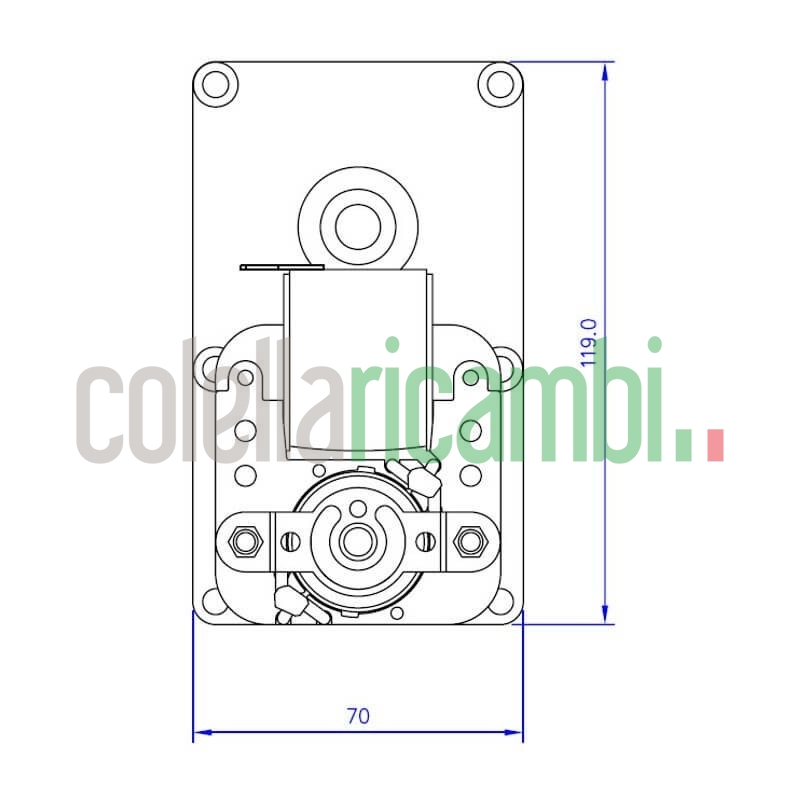Motoriduttore Mellor FB1255 stufe a pellet 14702008