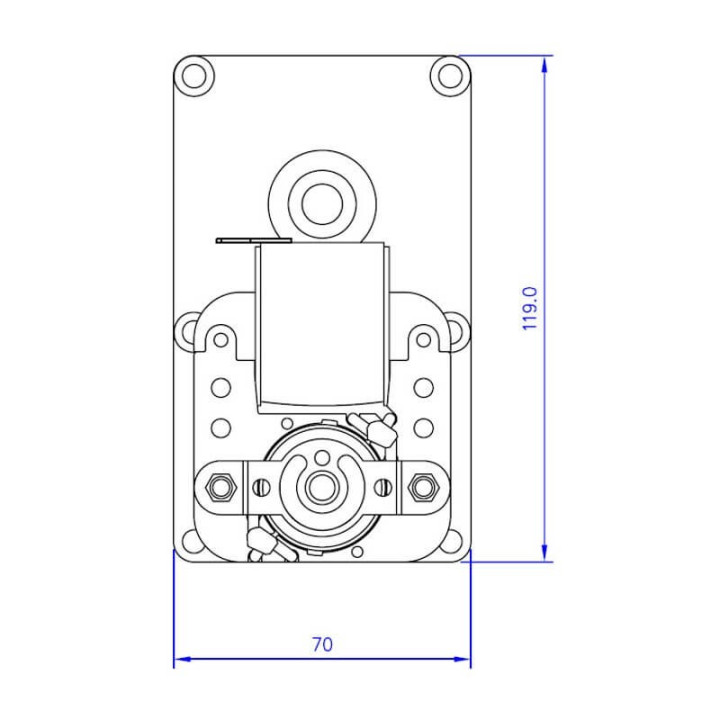 Motoriduttore Mellor FB1255 stufe a pellet 14702008