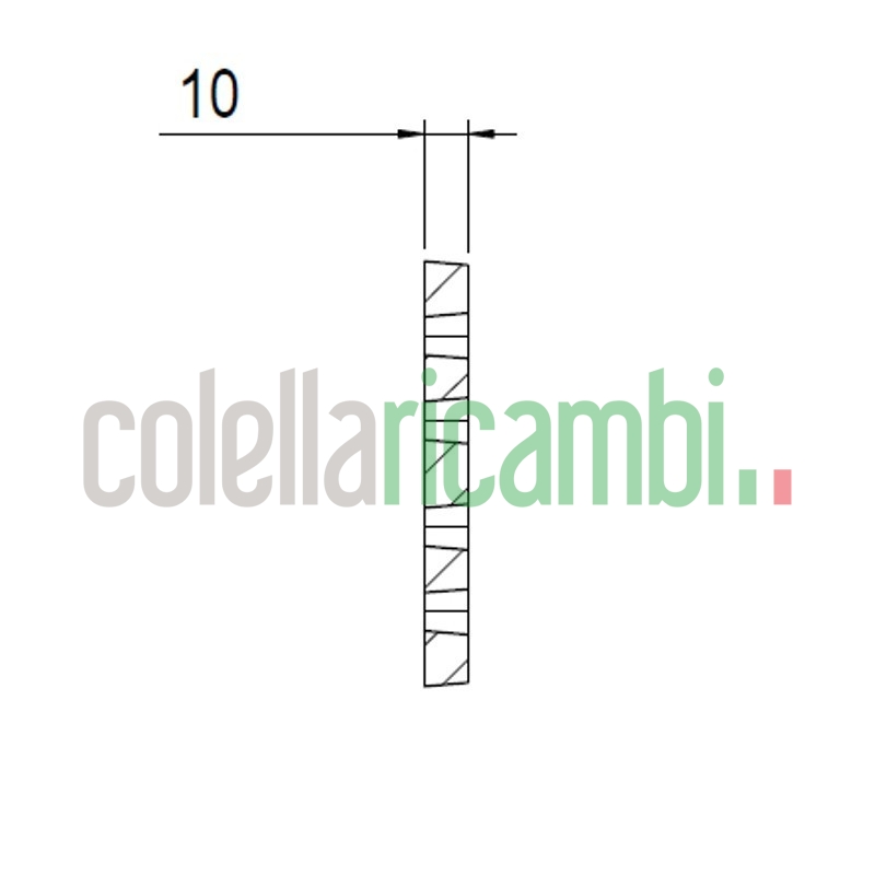 Griglia in ghisa per camini e stufe a pellet 14810015