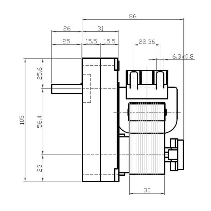 Motoriduttore Kenta K9175155 stufe a pellet 14702081