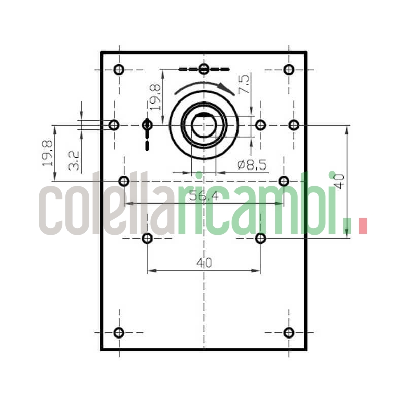 Motoriduttore Kenta K9175155 stufe a pellet 14702081