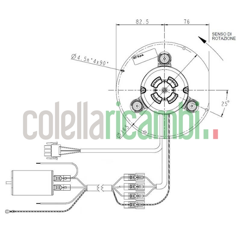 Estrattore aspiratore fumi stufe a pellet 14706115