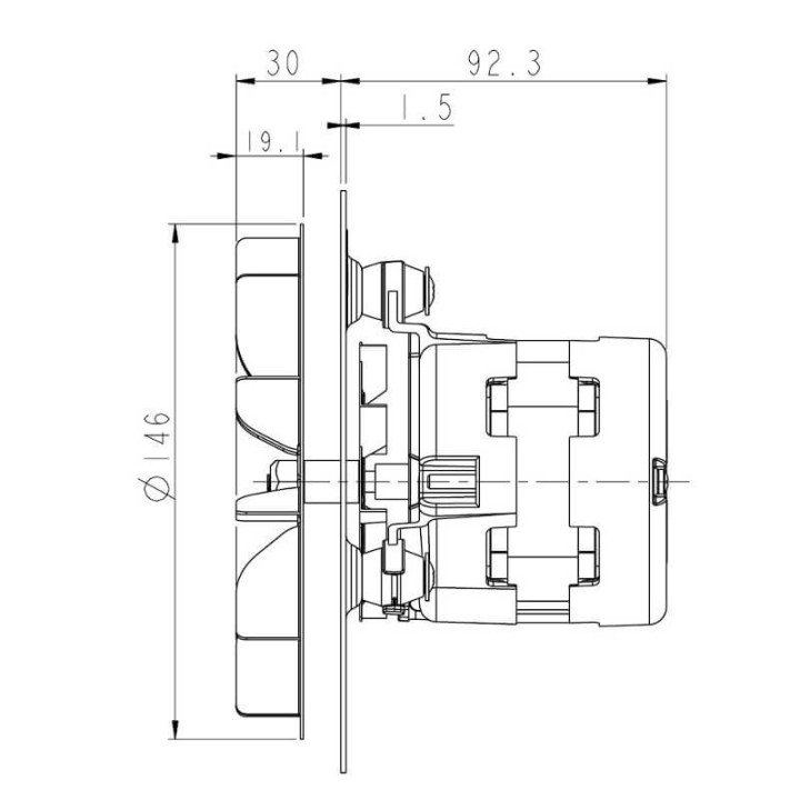Estrattore aspiratore fumi stufe a pellet 14706115