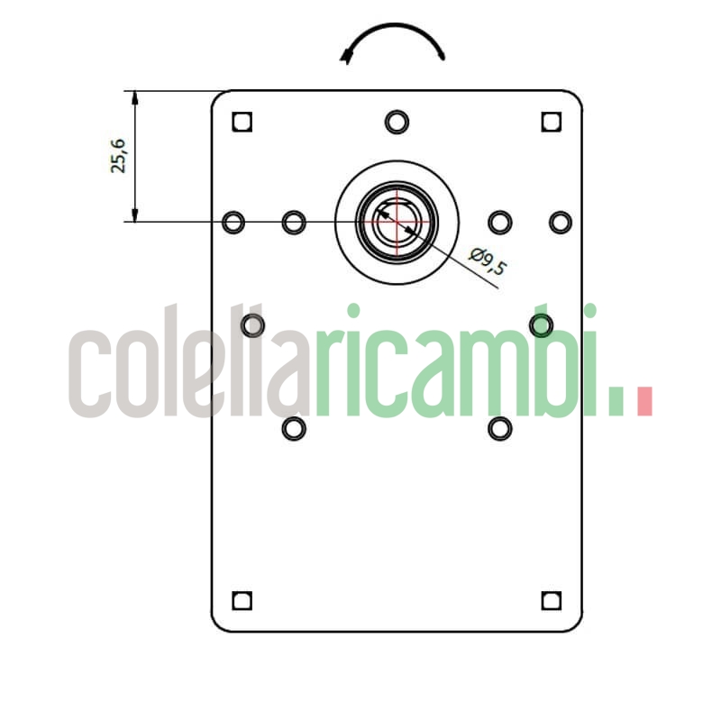 Motoriduttore Kenta K9173007 stufe a pellet 14702059