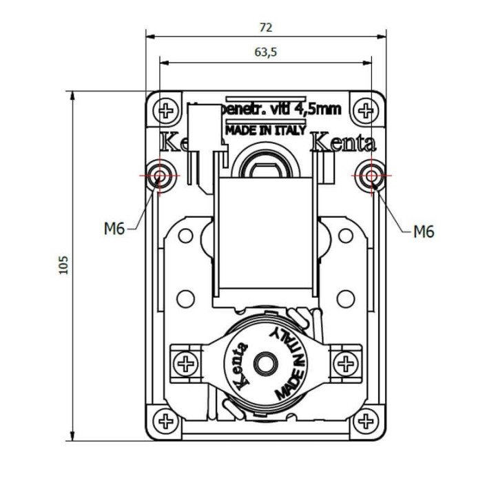 Motoriduttore Kenta K9173007 stufe a pellet 14702059