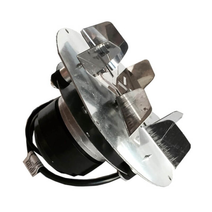 Estrattore aspiratore fumi per stufe a pellet con motore ECOFIT 2RECA3 e girante in acciaio AISI 430 14706023