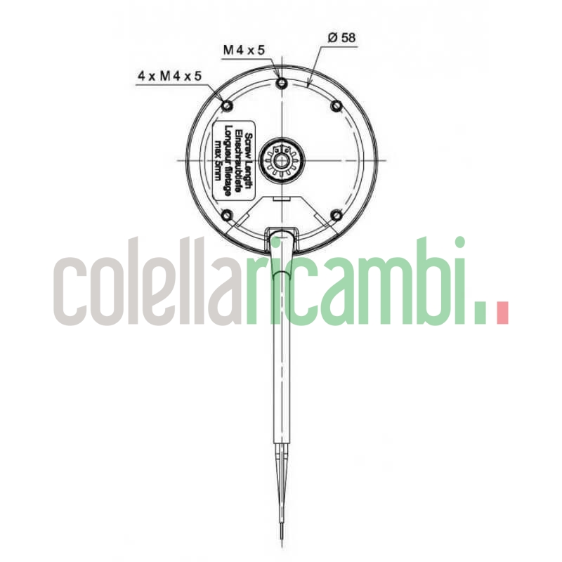 Motore Fandis Ecofit 2RECA3-G10A4 stufe a pellet 14706022