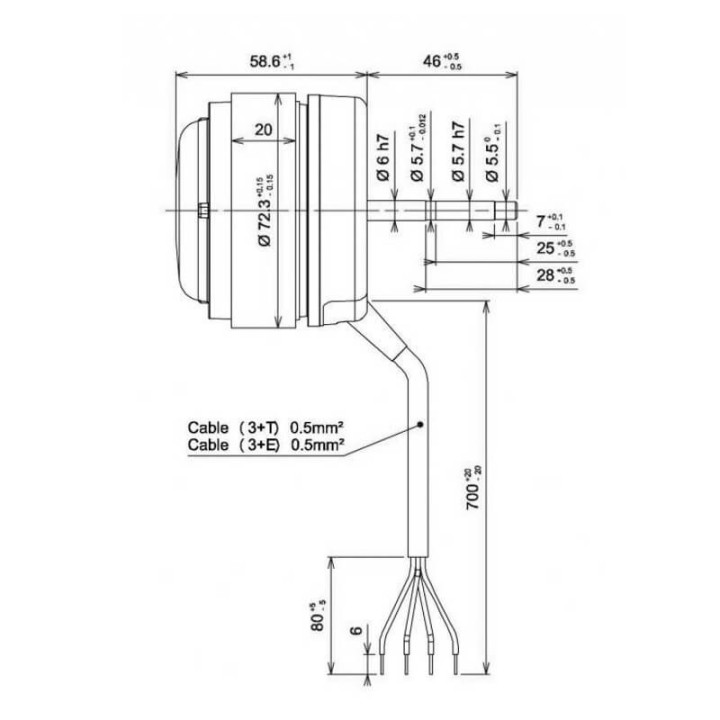 Motore Fandis Ecofit 2RECA3-G10A4 stufe a pellet 14706022