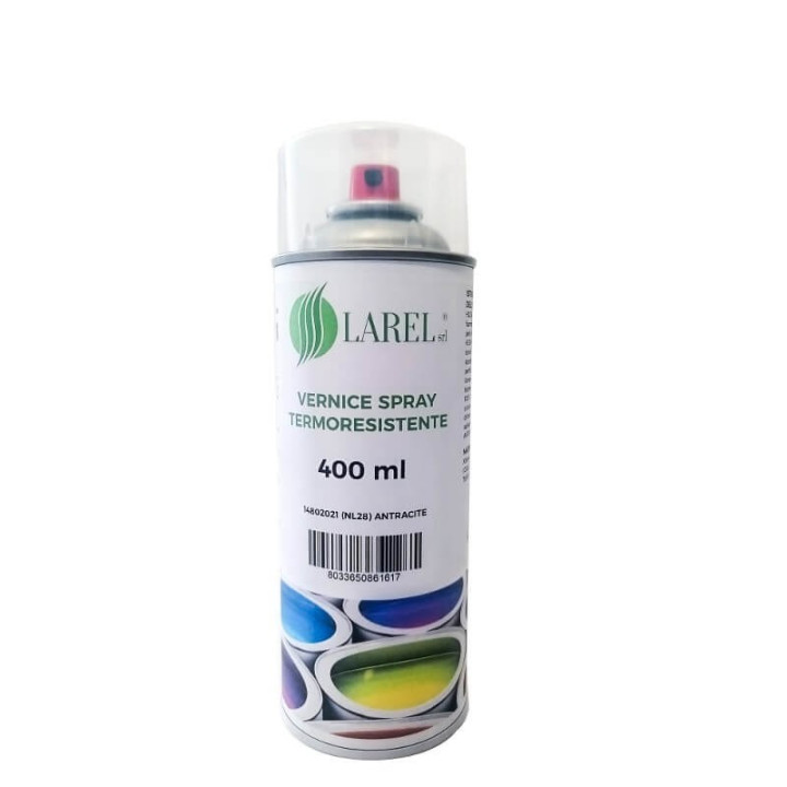 Vernice Spray termoresistente Antracite stufe a pellet 14802021