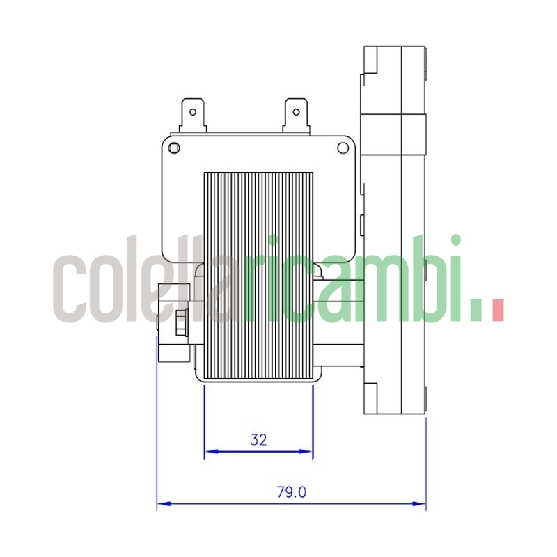 Motoriduttore Mellor KB1004 stufe a pellet 14702018