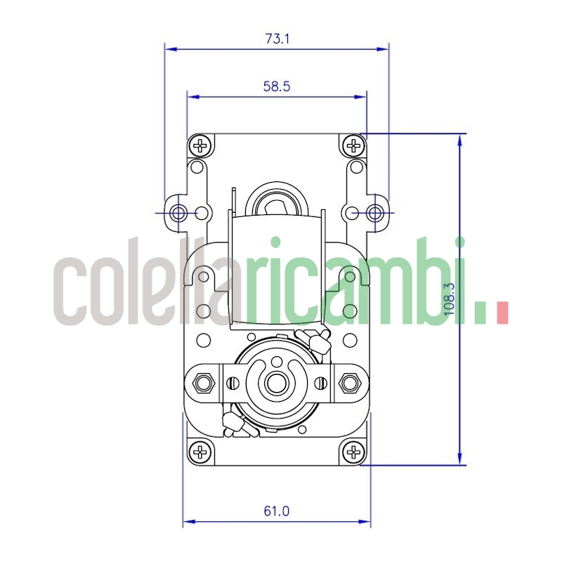 Motoriduttore Mellor KB1004 stufe a pellet 14702018