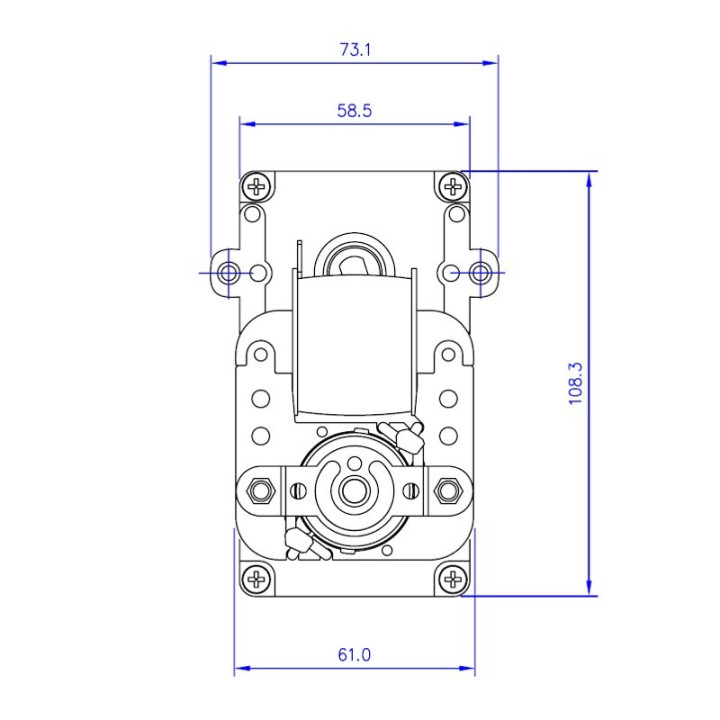 Motoriduttore Mellor KB1004 stufe a pellet 14702018