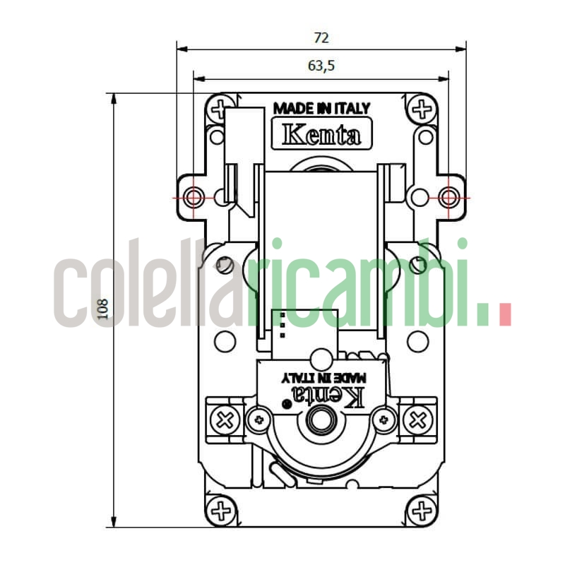 Motoriduttore Kenta K9115003 stufe a pellet 14702061