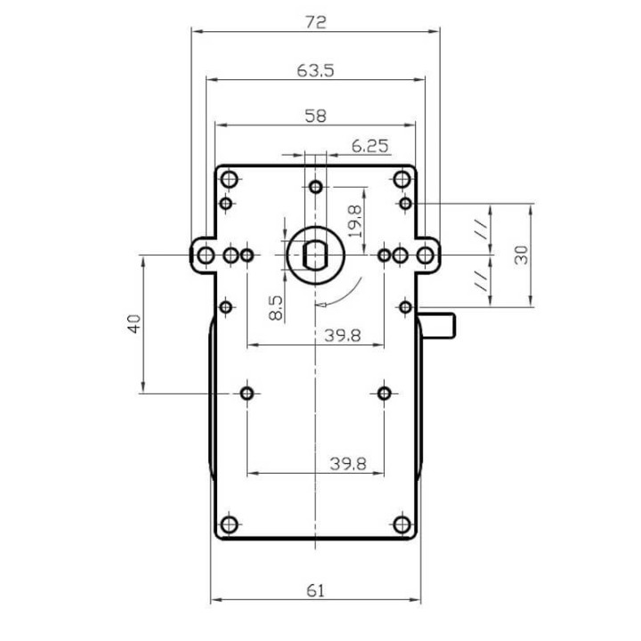 Motoriduttore Kenta K9115107 stufe a pellet 14702079