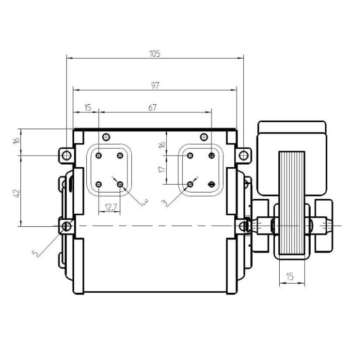 Ventola tangenziale FERGAS 4M0206 stufe a pellet 14706033