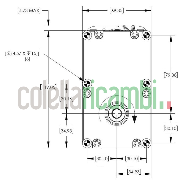 Motoriduttore Merkle Korff S10997 stufe a pellet 14702100