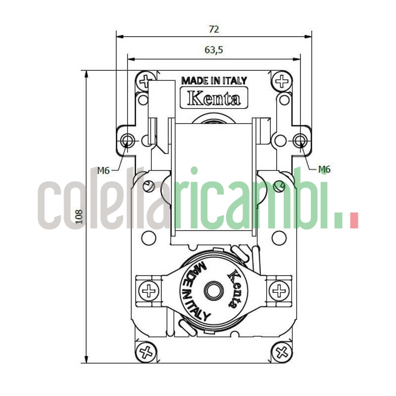 Motoriduttore Kenta K9115122 stufe pellet 14702070