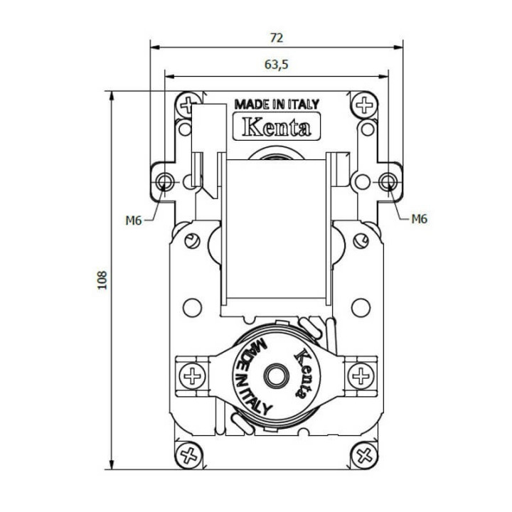 Motoriduttore Kenta K9115122 stufe pellet 14702070