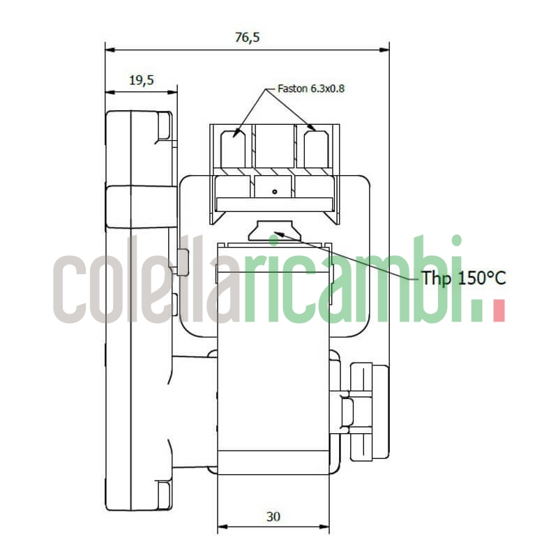Motoriduttore Kenta K9115122 stufe pellet 14702070
