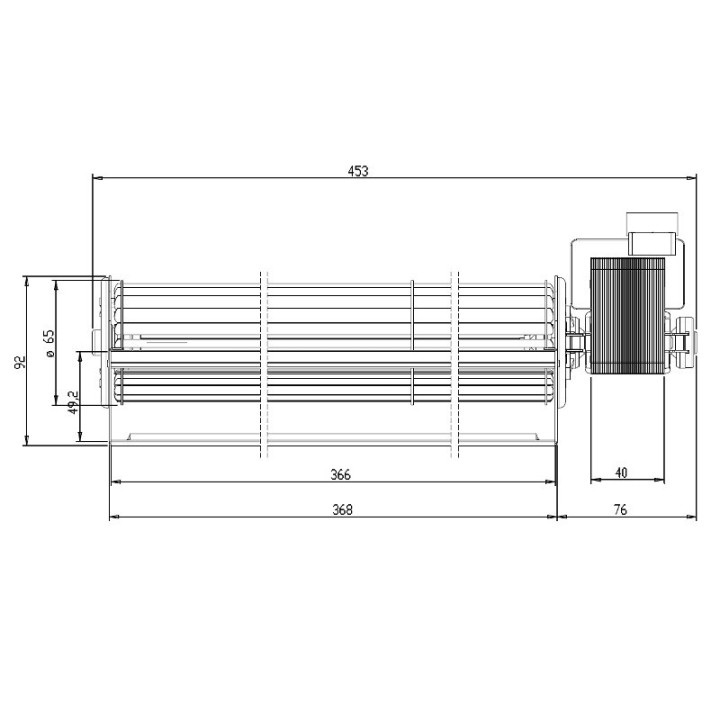 Vendita Ventola tangenziale TRIAL THS36B5-013 stufe a pellet 14706093