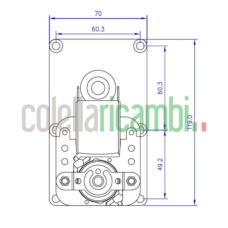 Motoriduttore Mellor FB1268 stufe a pellet 14702001