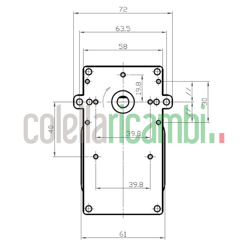 Motoriduttore Kenta K9117250 stufe a pellet 14702058